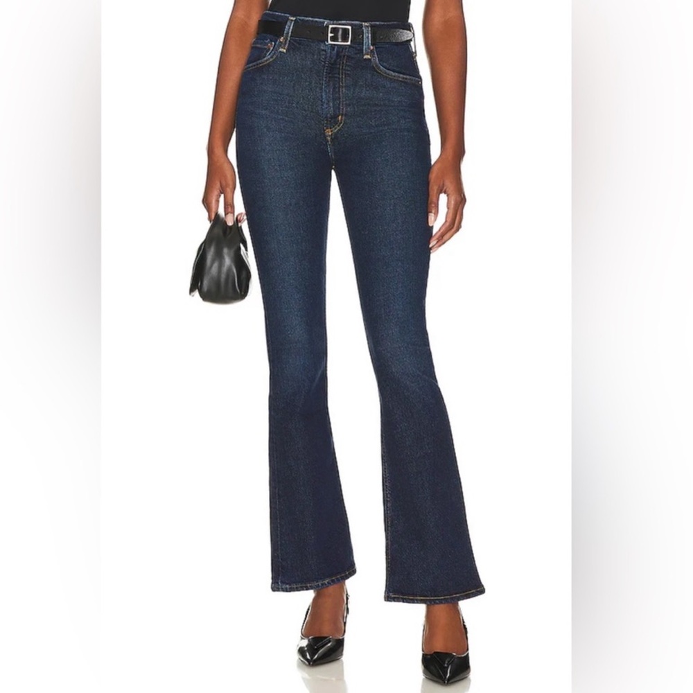 Agolde Dark Blue Bootcut Jeans